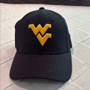 WV Mountaineers Blue Cap with Yellow Logo